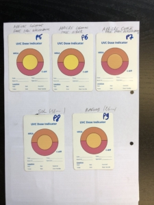 Tests stérilisation UVC